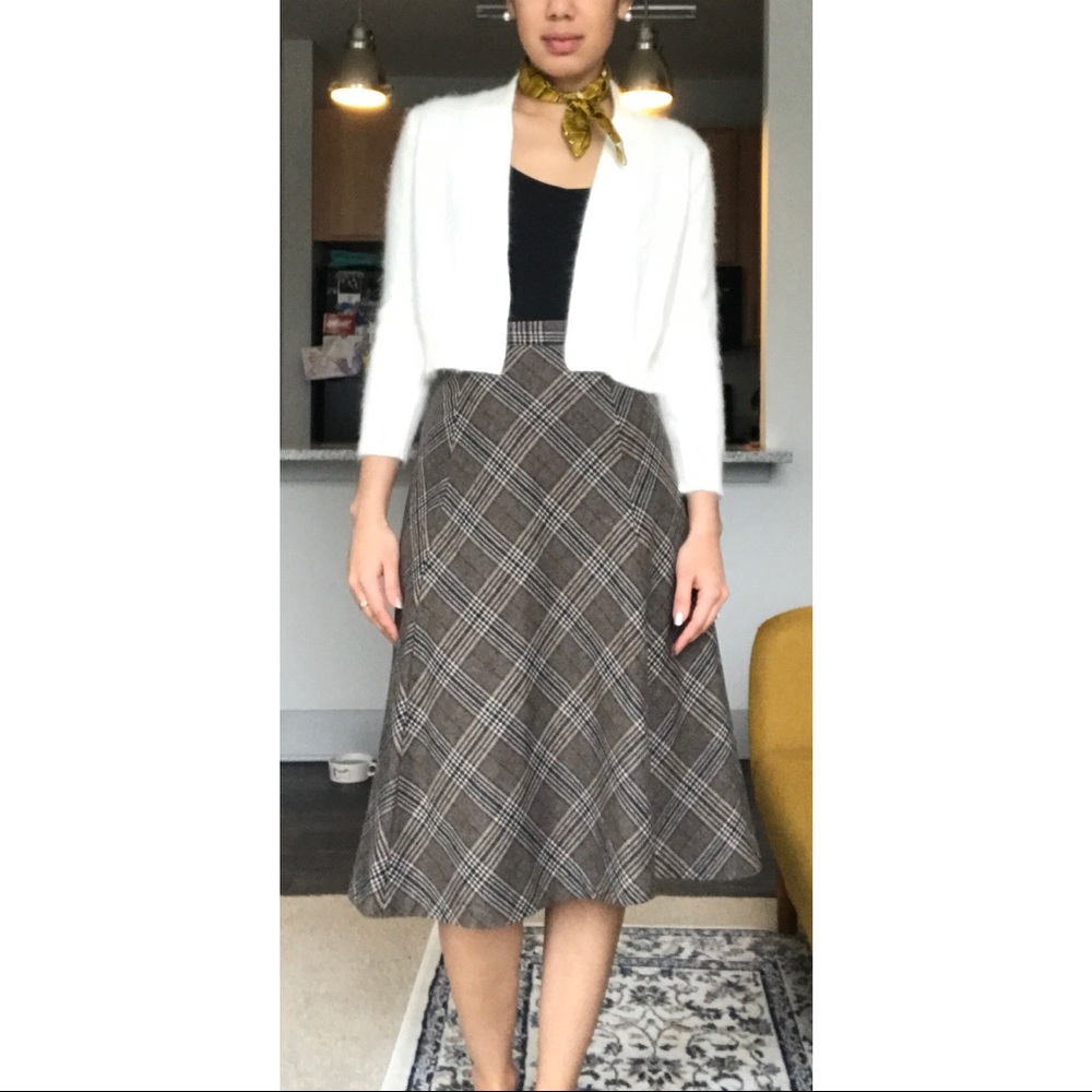 Vintage Plaid BT Juniors Skirt